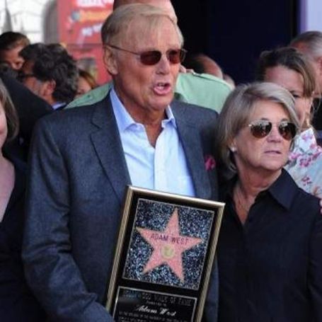 Adam West with his wife Marcelle Tagand Lear